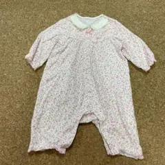 ミキハウス 花柄ロンパース(70cm)