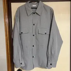 GU シャツジャケット 千鳥柄 CPOシャツ