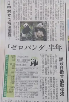 シャオシャオ　レイレイ　ジャイアントパンダ　パンダ　中日新聞夕刊　7月25日のサムネイル