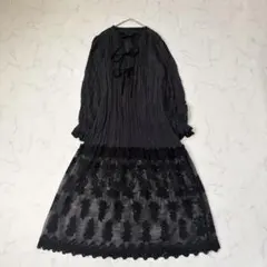 専用 おまとめ2点 シズカコムロ レース切替 チュニック カーディガン