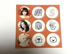 #TWICE5 メンバー手書き落書き　ステッカー ミナ　チェヨン　ジョンヨン
