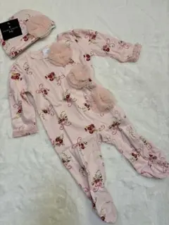 LAURA ASHLEY 花柄ロンパースセット 3-6ヶ月　①
