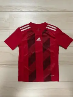 （ジュニア130）adidas サッカーシャツ　レッド