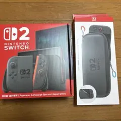 Switch2本体＋任天堂純正ケース＋SDカードセット　中古品　状態はほぼ新品