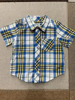 オールドネイビー　チェック柄 半袖シャツ