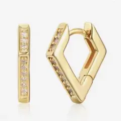 ピアス メンズ 三角形 シルバー 925 刻印有 BTS 韓国 お洒落 リング