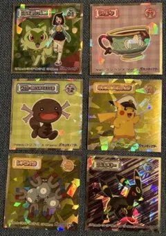 ポケモンウエハース　シール　6枚