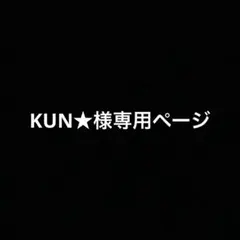 KUN様専用ページ