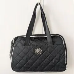 CLATHAS クレイサス キルティングバッグ 黒 カメリア