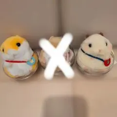 ころはむ　コロン ストラップぬいぐるみマスコット2点セット