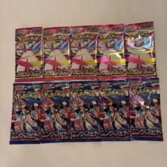 ポケモンカード　ニンジャスピナー　メガシンフォニア　10パック