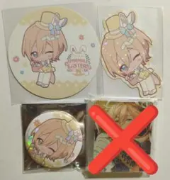 あんスタ アニカフェ 缶バッジ コースター ステッカー 英智