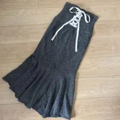 SNIDEL コットンリネンマーメイドスカート