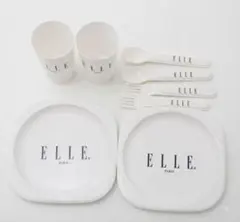 ELLE PARIS 食器 カトラリー ピクニックセット お皿 カップ　スプーン