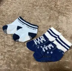 コムサ&クミキョク　靴下2足セット　9-14cmぐらい