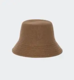 ユニクロ　バケットハット　バケハ　ブラウン