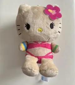 日焼けキティ ぬいぐるみ マスコット 水着