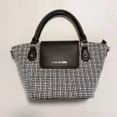 【美品】Maison de FLEUR ツイードショルダーバッグ　ハンドバッグ