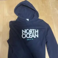 パーカー ネイビー NORTHOCEAN H＆M 短丈 スケーター Y2Kのサムネイル