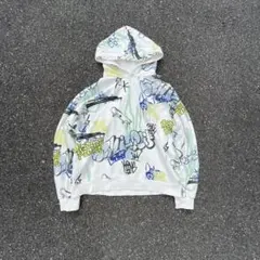 Zara パーカー グラフィック ストリート y2k archive 古着