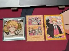 プロセカ　メロパレ　天馬司ワンダショ　予約特典ステッカー　トレカ　缶バッジ　3点