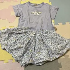 プティマイン　シナモン　tシャツハーフパンツセット　サイズ110