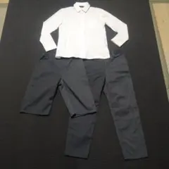 コムサイズム 3点セットA 140cm ポロシャツ＋ズボン(半・長)