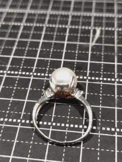 プラチナ900パールリング 4.62g 真贋保証 - メルカリ