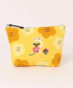 カカオフレンズ さがらポーチ 刺繍ポーチ さがら刺繍ポーチ