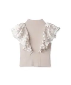 snidel スナイデル デザインスリーブニットプルオーバー　Fサイズ