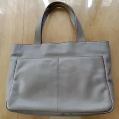 Motherhouse 本革 トートバッグ グレージュ 軽い　美品　オフィスのサムネイル