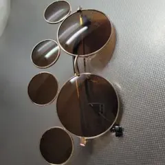 ミッキー型ブラウンレンズサングラス