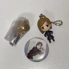 呪術廻戦 釘崎野薔薇 キーホルダー マスコット 缶バッジ