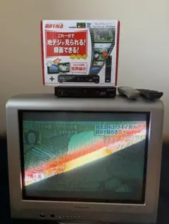 21インチブラウン管テレビ+地デジレコーダーセットのサムネイル