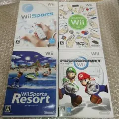 wiiソフト　まとめ売り　4枚セット　マリオカート