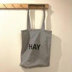 HAY チェック柄 トートバッグ　エコバッグ