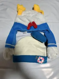 ディズニー ドナルドダック ファンキャップ 足 動く　ニット帽