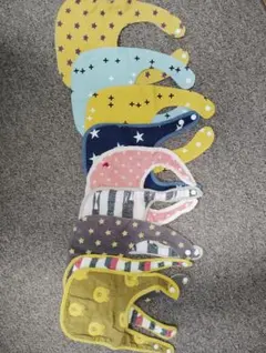 【まとめ売り】ベビー用スタイ 9枚セット (中古品・美品含む)