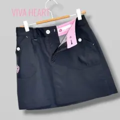 VIVA HEART ブラック プリーツスカート 40 - メルカリ