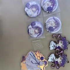 ホロライブ一番くじ 常闇トワ 缶バッジ キーホルダー アクリルスタンド