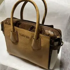 【希少デザイン】MICHAEL KORS マイケルコース ハンドバッグ　ベージュ