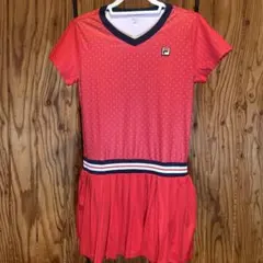 FILA テニスワンピース赤　M