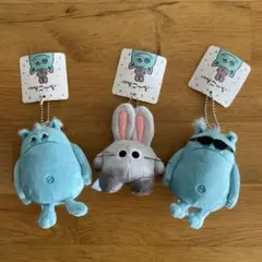 【新品タグ付き】ふーごん。マスコットぬいぐるみ　3種セット　水溜りボンド