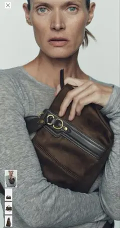 【完売商品】ZARA リング付きミニトートバッグ