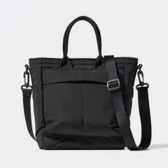 新品 ユニクロ 2WAYユーティリティミニバッグ ブラック 黒 481364