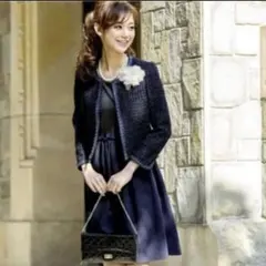 【新品・即日発送】RUIRUE BOUTIQUE⭐︎セレモニースーツネイビー 9号