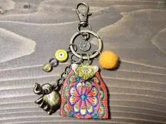 匿名配送》ハンドメイド アジアンテイスト キーホルダー チャーム