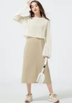 GU メッシュセットアップワンピース