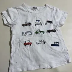 familiar 車刺繍 Tシャツ 100cm
