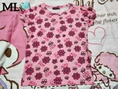 (ML)RONI＊ロニィ＊花柄＊ロゴ＊Tシャツ＊半袖＊女の子